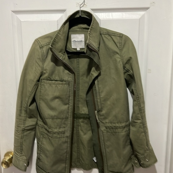 Madewell Military Jacket olive green.Smoke free - Picture 2 of 3